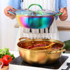 Hot Pot Twin Divided Stainless Steel Cooking Pot